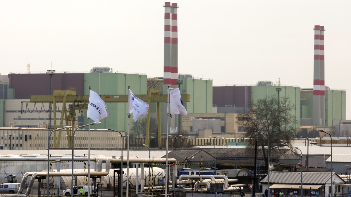 Centrala Nucleară Paks II, aflată în construcție, în Ungaria.
