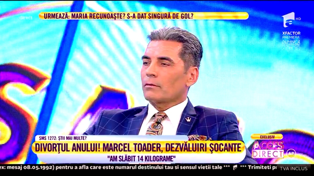 Marcel Toader o acuză pe Maria Constantin că l-a înșelat
