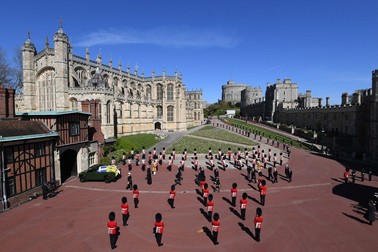 Toată ceremonia a avut loc exclusiv pe domeniile Castelului Windsor FOTO: Profimedia