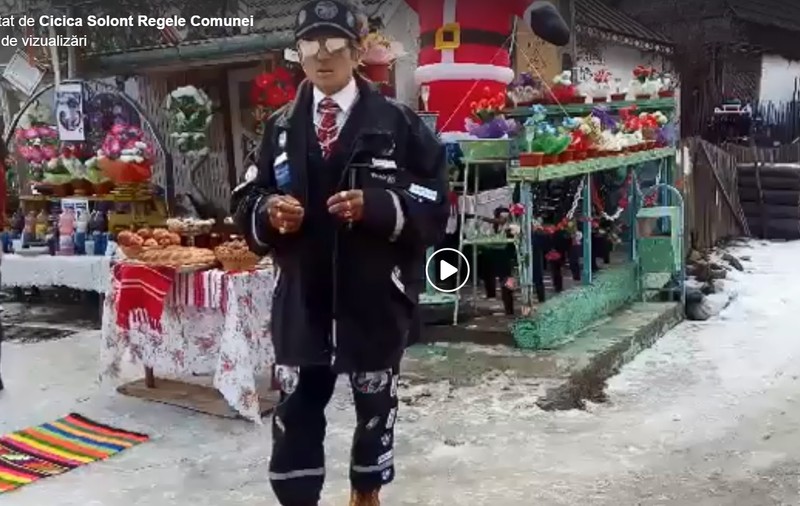 Cum a primit Cicică din Solonț capra, cu covor roșu și cu ochelari de soare! Ce-și dorește pentru 2019: „Sănătate și un BMW!”