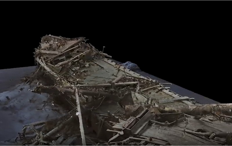 Prima reproducere 3D cu legendara navă „Endurance” a lui Ernest Shackleton. „Este ca și cum s-a scufundat ieri”
