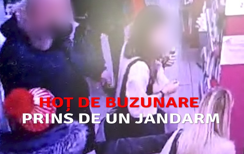 Hoț de buzunare prins de un jandarm aflat în timpul liber