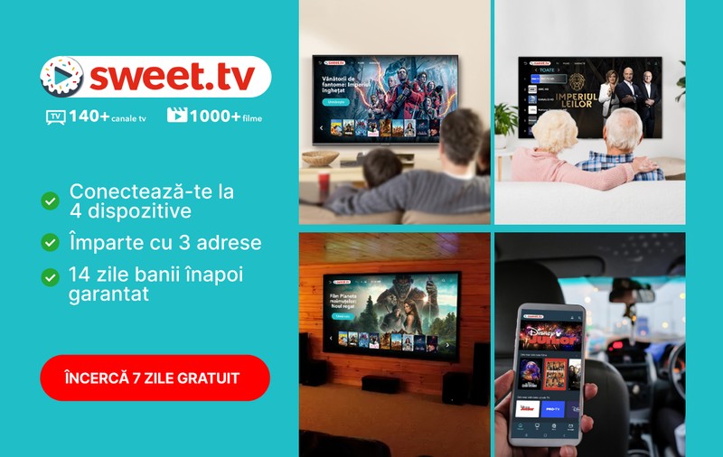 Un abonament, trei adrese, patru dispozitive – cum să economisești la abonamentul TV cu SWEET.TV?