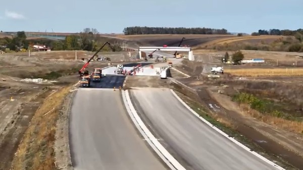 Lucrări Autostrada A7 între Trifești și Mircești