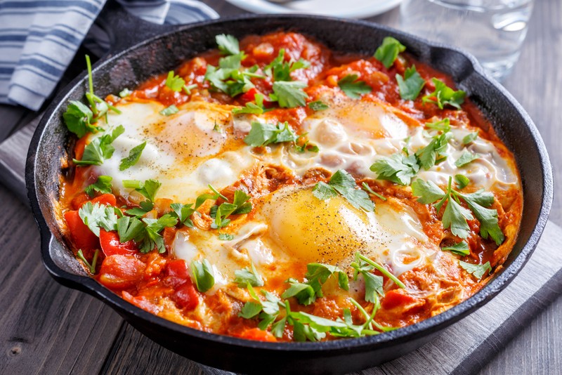 Rețete cu roșii - Shakshuka