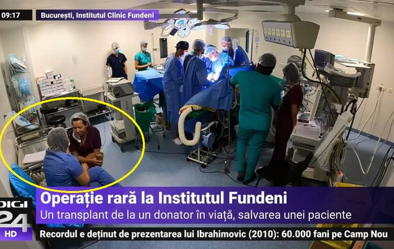 VIDEO. Revolta unui medic care a văzut la TV ce se întâmplă în timpul unei operații de transplant de la Fundeni: „Horror! Inadmisibil. Asta e esența medicinei românești”