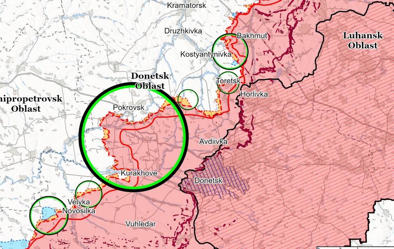 Armata rusă a cucerit 430 km2 din Ucraina în ianuarie și avansează spre Pokrovsk