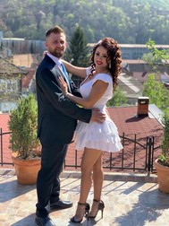 Larisa Drăgulescu și soțul