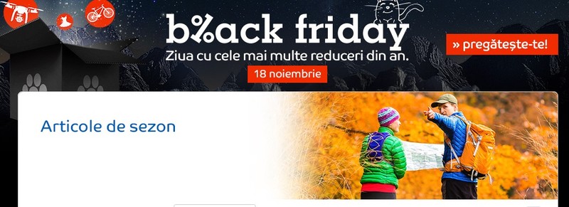 Black Friday 2017 va avea loc în data de 17 noiembrie la eMag, cel mai mare retailer online din România.