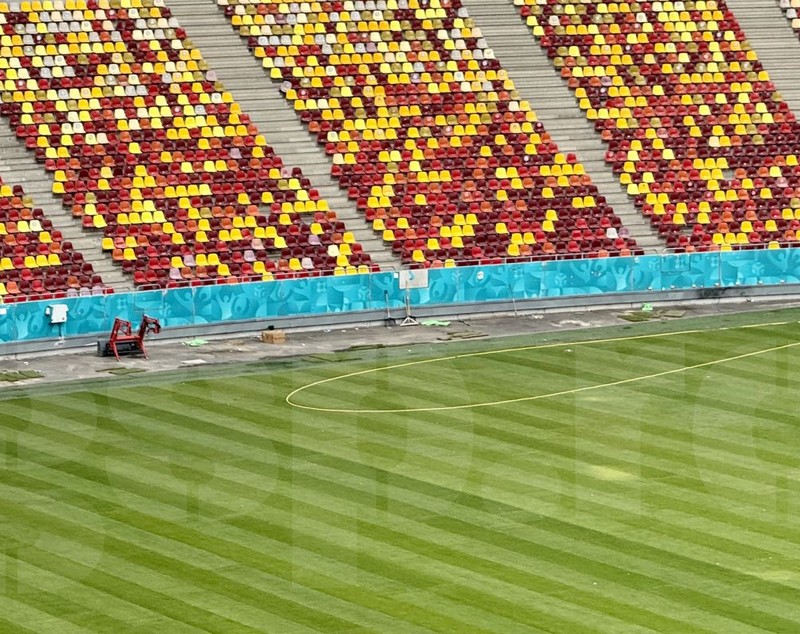 Pe Arena Națională a fost montat un gazon nou. FCSB va juca împotriva celor de la Shkendija pe noua suprafață