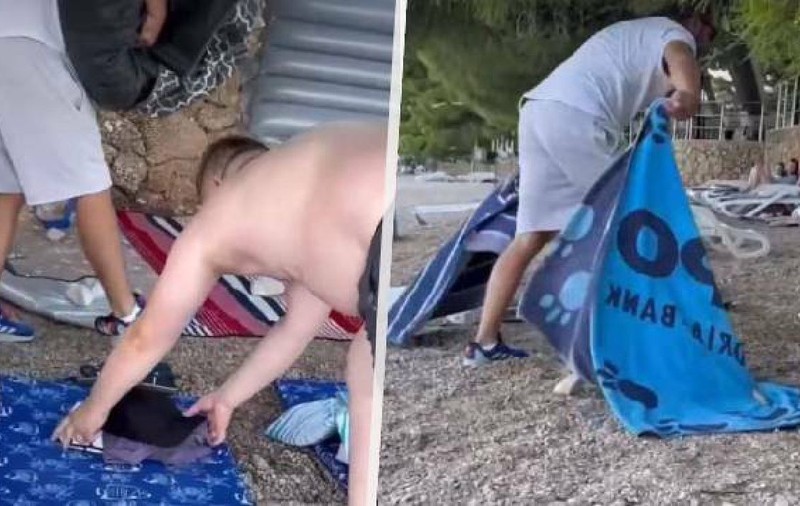 Poliția confiscă prosoapele lăsate pe plajă, ca „rezervare”, în Croația: „Acces egal pentru toți turiștii” | VIDEO