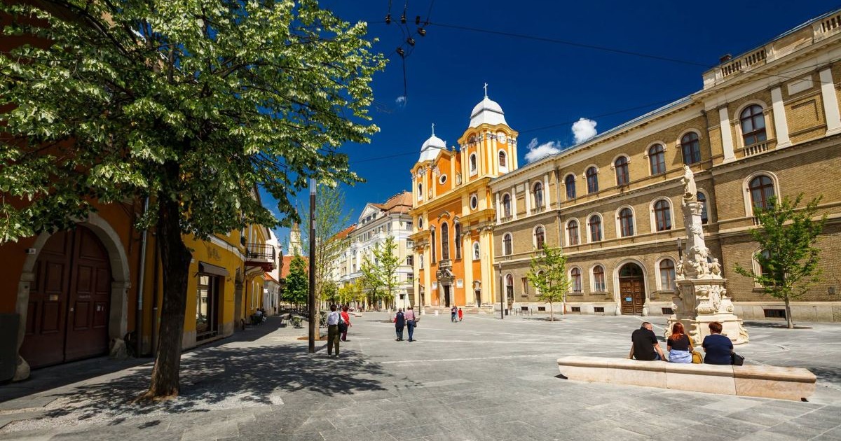 Imagine din centrul orașuli Cluj-Napoca