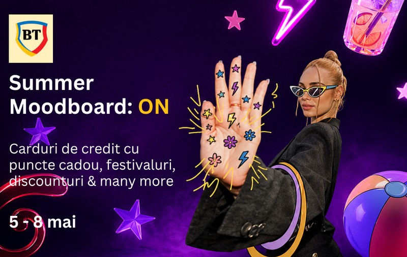 Cashback, reduceri la festivaluri și economisire automată: ofertele verii pentru cei mai tineri clienți ai Băncii Transilvania