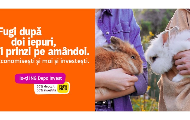 Ce faci cu banii puși deoparte? ING Bank lansează un produs prin care economisești și investești în același timp: ING Depo Invest