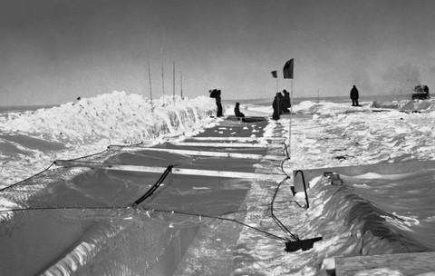 În 1959, SUA au construit un „oraș sub gheață” în Groenlanda. 65 de ani mai târziu, NASA a văzut tunelurile bazei secrete la 30 de metri adâncime. Sursă foto: Getty Images