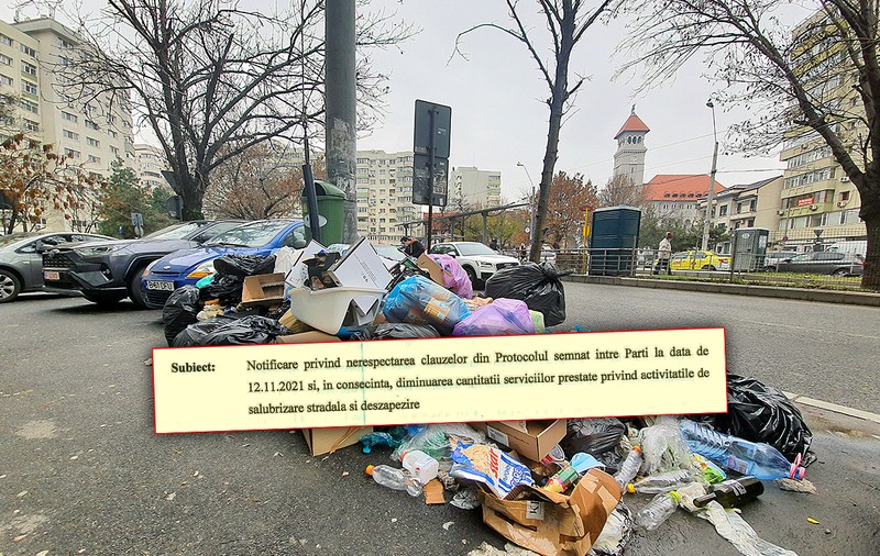 Războiul gunoaielor continuă. Romprest a notificat Primăria Sectorului 1 că va diminua iar programele de salubrizare