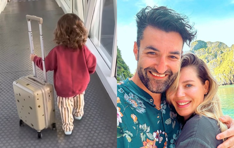 Smiley și Gina Pistol, vacanță la început de an cu fiica Josephine. Unde se relaxează: „Locul arată superb, căsuța noastră este fix pe plajă”