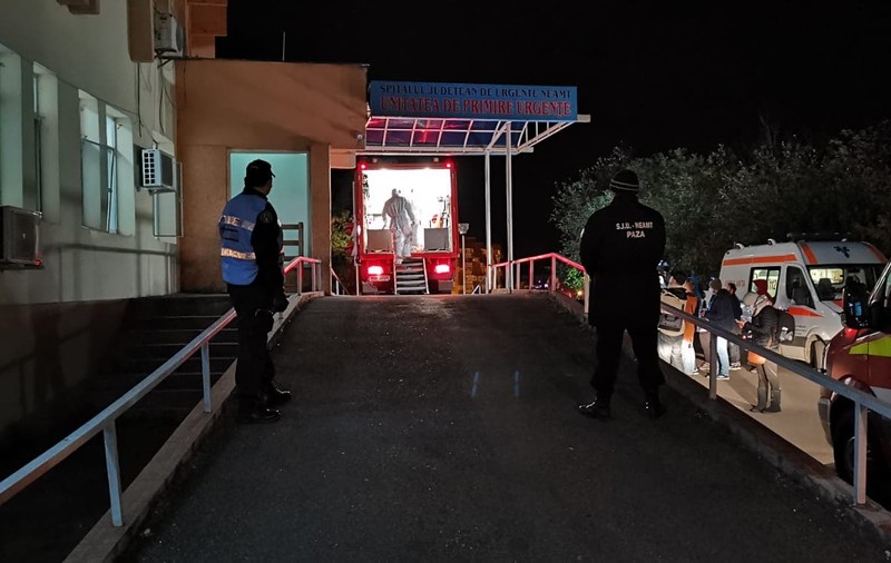 A murit al treilea pacient transferat la Iaşi după incendiul de la Spitalul din Piatra Neamţ