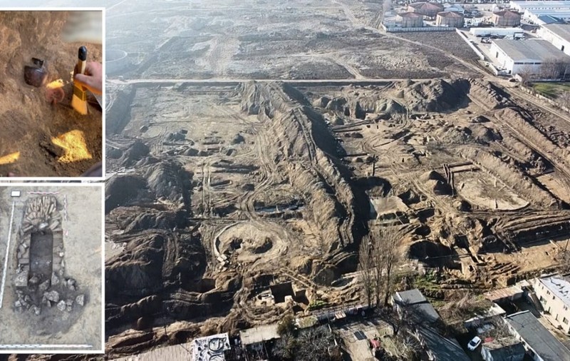 Descoperiri arheologice spectaculoase în spatele Gării Constanța: Necropolă romană și drum roman descoperite pe terenul unui proiect imobiliar de 800 milioane de euro | VIDEO