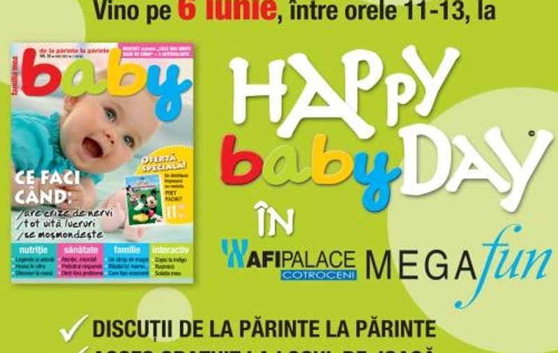 HAPPY baby DAY, în AFI Palace Cotroceni Mega Fun