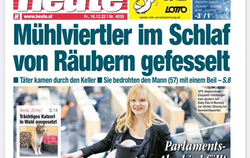 O politiciană a venit cu bebelușul de patru luni în parlament, în Austria