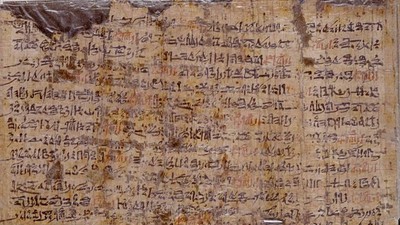 Manuscrisul egiptean. Foto Muzeul Național Olandez de Antichități