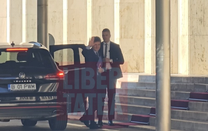 Nicușor Dan este primul președinte care merge la ședința coaliției ținută la Guvern. Foto: Cristian Otopeanu / Libertatea