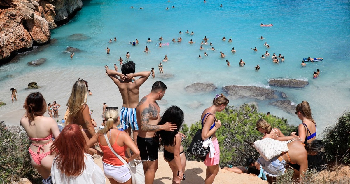 Imagine cu Calo des Moro, una dintre cele mai apreciate plaje din Mallorca. Foto: Profimedia