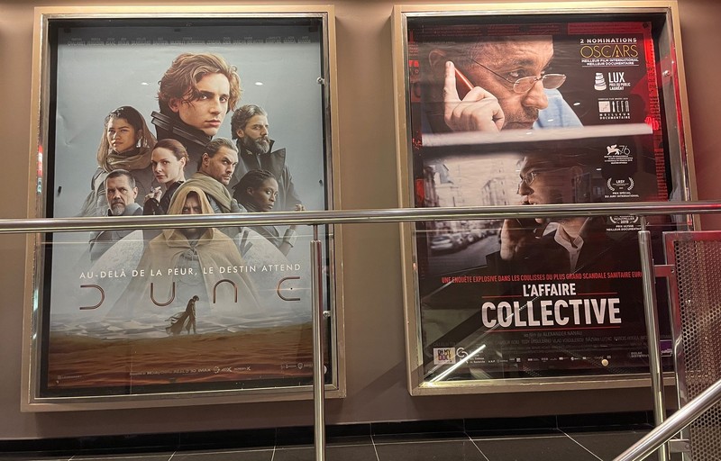 De pe 15 septembrie, Colectiv rulează și în Franța, unde sălile de cinema sunt deschise