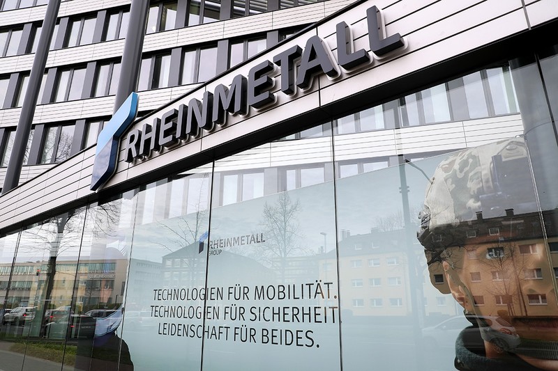 Sediul corporativ al grupului german de automobile și apărare Rheinmetall AG din Duesseldorf, Germania | Foto: EPA