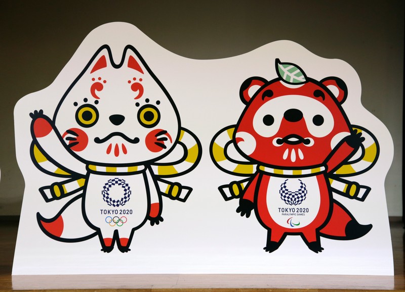 epa06373004 One of three shortlisted mascot design sets of Tokyo 2020 Olympic Games (L) and Paralympic Games is unveiled at an elementary school in Tokyo, Japan, 07 December 2017. The Tokyo Organising Committee of the Olympic and Paralympic Games announced on 07 December 2017 its Mascot Selection Panel has shortlisted three mascot design sets, each containing one mascot for the Olympic Games and one for the Paralympic Games, selecting from 2,042 entries. From 11 December to 22 February, 6.5 million schoolchildren at every elementary school across the country will be given opportunity to review the desings, with their classes casting a single vote in favour of the one sets. The winner will be announced on 28 February, just after the closing ceremoy of the PyeongChang 2018 Olympic Games. The mascot will be named and formally debut in July or August 2018. EPA-EFE/KIMIMASA MAYAMA