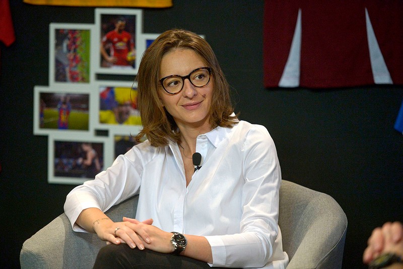 Ana Maria Popescu, membru al comitetului executiv al Federatiei Romane de Scrima, participa, miercuri 7 Iunie 2017, la emisiunea Pro Sport Live. La emisiune a participat si un grup de tinere sportive ale unui club de scrima din Bucuresti. MARIAN ILIE/MEDIAFAX FOTO
