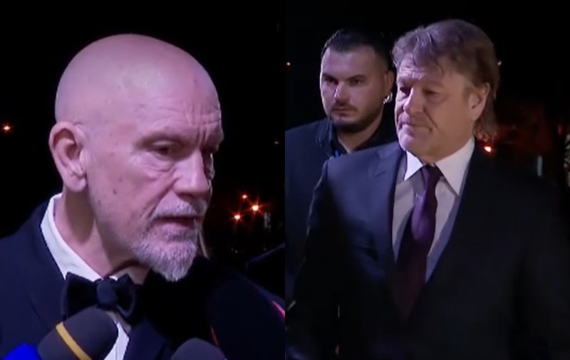 Premiera filmului „Cravata galbenă” a avut loc la București. John Malkovich și Sean Bean, prezenți la Sala Palatului