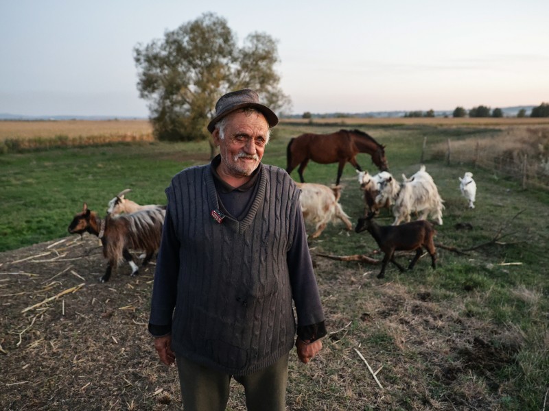 Gheorghe Vasile Hogas din satul Spiesti, Neamt. Sursa foto: Vlad Chirea
