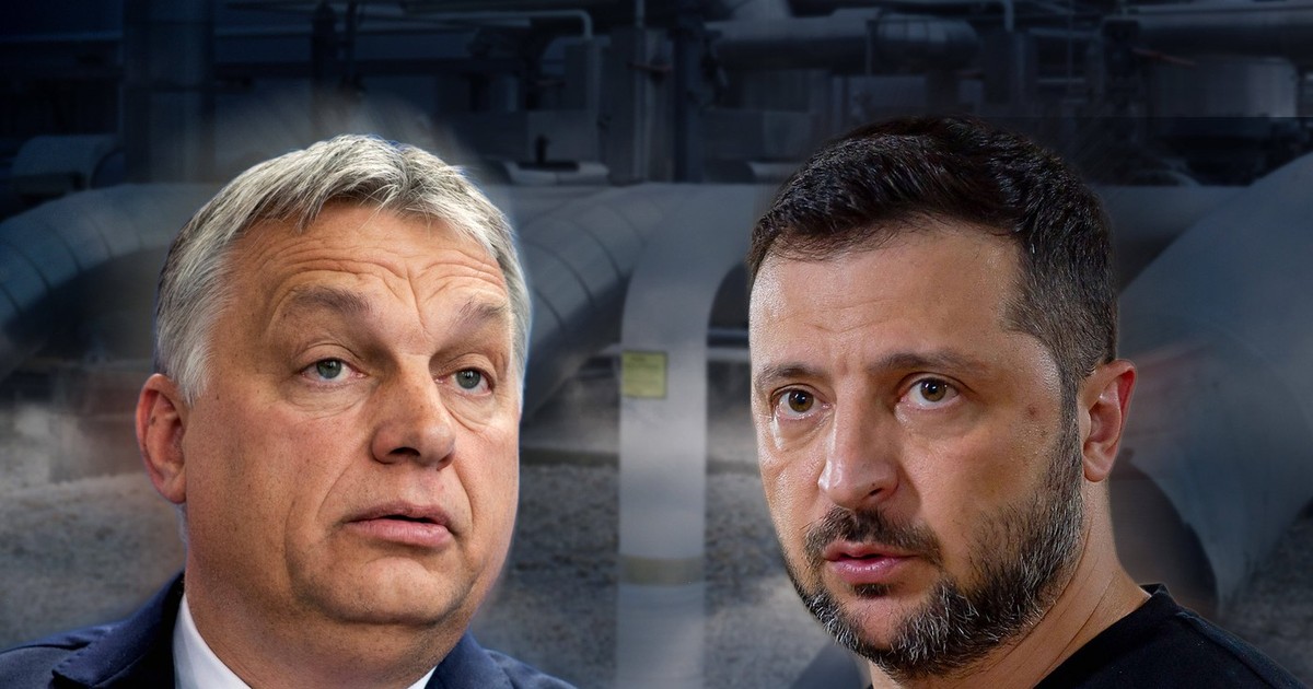 Colaj cu Viktor Orban (stânga) și Volodimir Zelenski Foto: Profimedia
