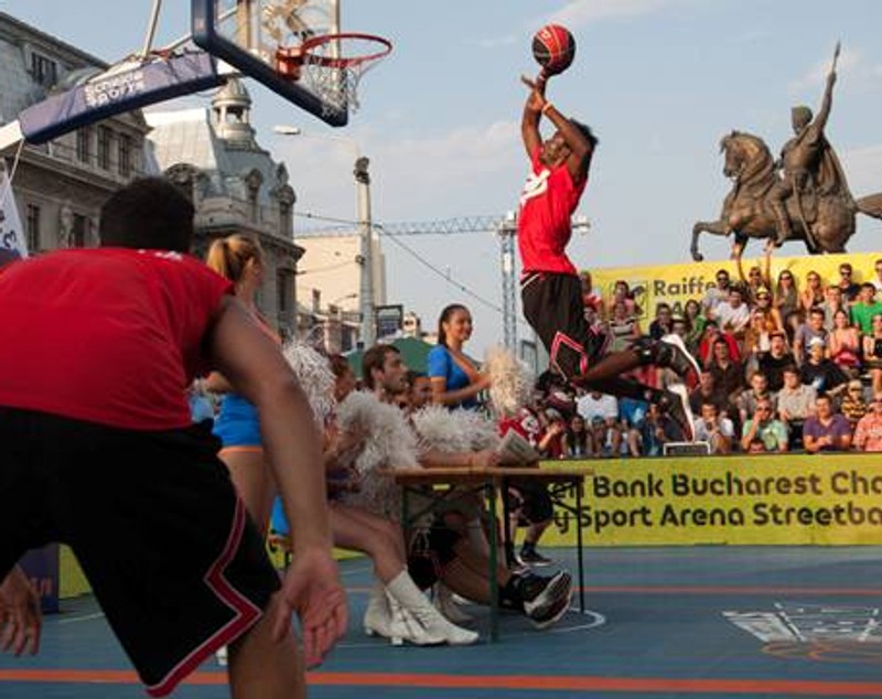 Crema baschetului 3x3 la Raiffeisen Bank Bucharest Challenger