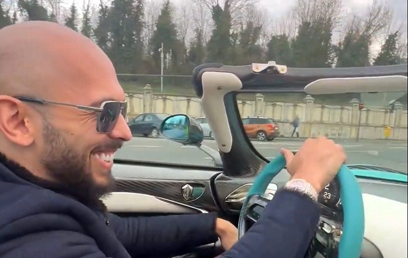 Motivul pentru care Poliția nu i-a luat carnetul lui Andrew Tate, deși s-a filmat conducând cu peste 150 km/h în București