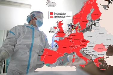 Norvegia, Finlanda, Suedia, Franța, Spania, Portugalia, Olanda, Belgia, Luxemburg, Germania, Cehia, Austria, Italia, Elveția, Grecia și Marea Britanie - țările europene care au anunțat că au cazuri Omicron