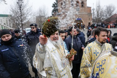 Patriarhul Daniel pe 6 ianuarie 2020. FOTO 123RF