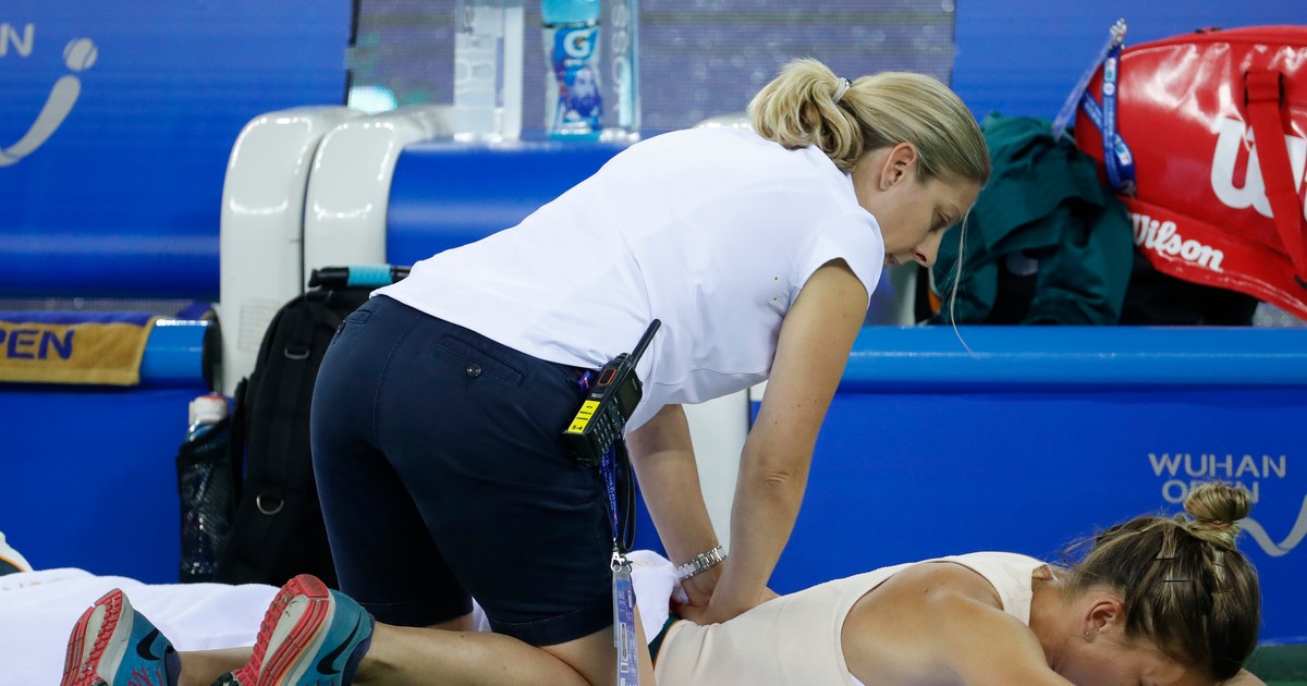 Simona Halep are hernie de disc