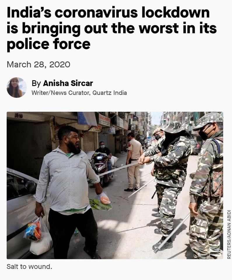 Imagine din presa din India