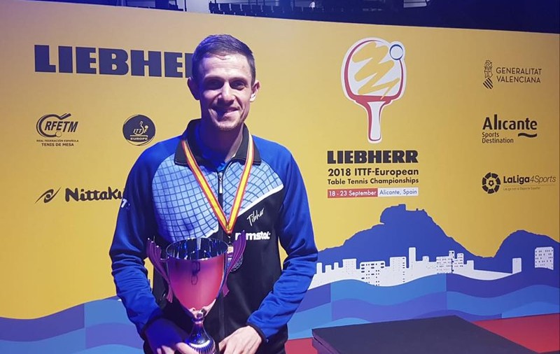 INTERVIU EXCLUSIV | Ovidiu Ionescu este în culmea fericirii după ce a devenit vicecampion european la tenis de masă: ”Am făcut turneul vieții”