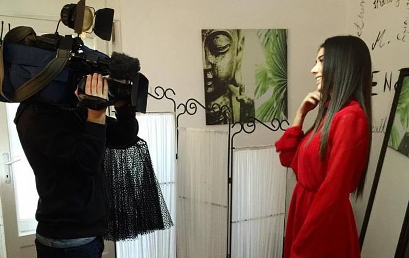 Fata lui «Tata Puiu» iese pe teren! Maria, fiica fostului selecționer Anghel Iordănescu, dă probe de reporter la o televiziune