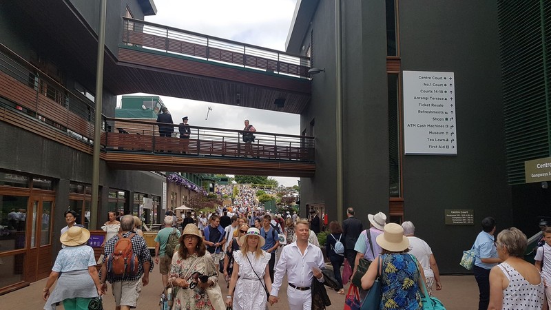 Mii de oameni au venit la Wimbledon pentru finala Halep - Williams