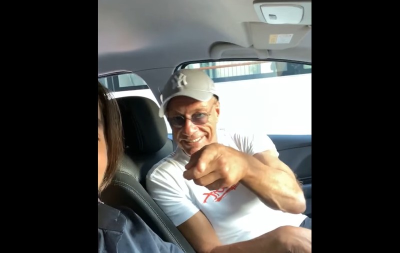 VIDEO | Jean Claude Van Damme, manele cu Tzancă Uraganu, în mașină, în vizită în România