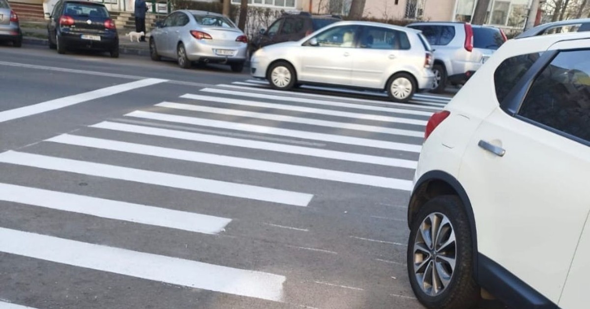 Trecerea de pietoni a fost mutată din fața une școli. FOTO: Facebook