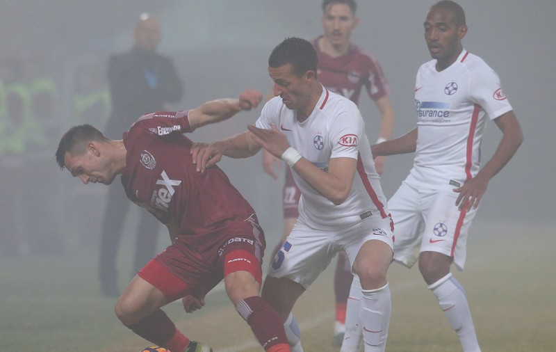 Liga 1, etapa a 22-a. CFR Cluj - Steaua 1-1. Alibec și Deac, la indigo: au marcat și au fost eliminați