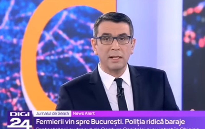 Gafă la Digi24 devenită virală. Cosmin Prelipceanu a crezut că vorbește cu prefectul Capitalei, dar era „un cetățean ca oricare” VIDEO