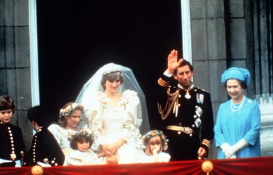 Nunta lui Charles cu Diana, un moment aparent fericit care nu a durat însă foarte mult. FOTO: Hepta