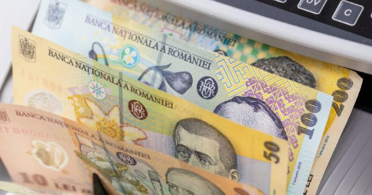 Mai multe bancnote de lei.